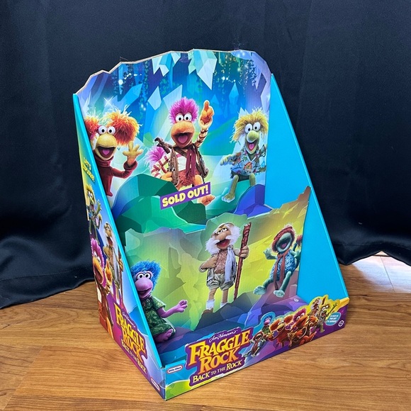 Fraggle Rock Back to the Rock Toy Set Cardboard Plush Display Jim Henson RETRO - Picture 6 of 12